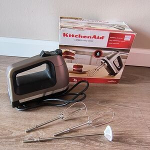 KitchenAid Ultra Power 6-Speed Hand Mixer Gray KHM620CS Light Use Powerful
